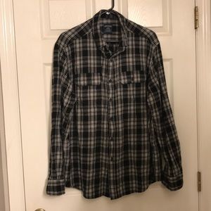 Faded Glory Men’s black and gray flannel.