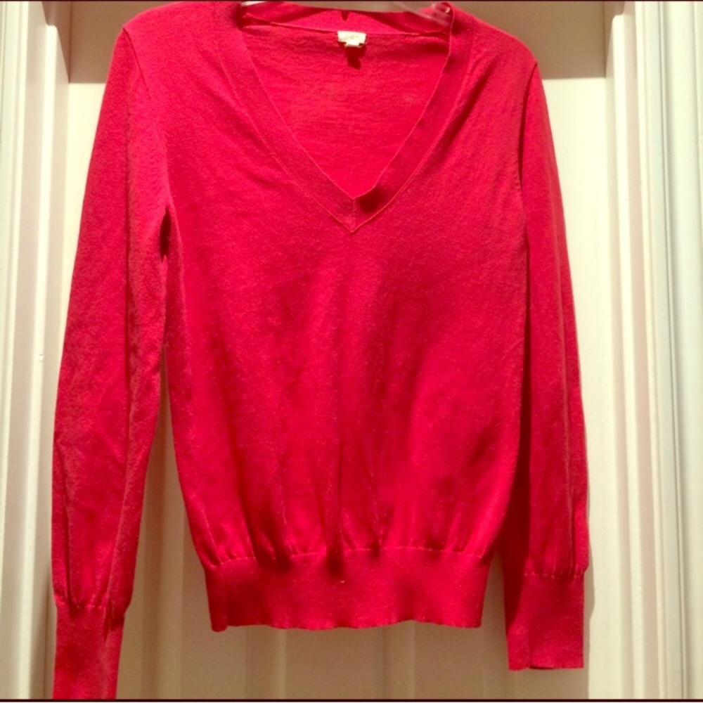 J. Crew Red Sweater