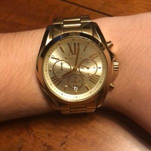 gold MK watch