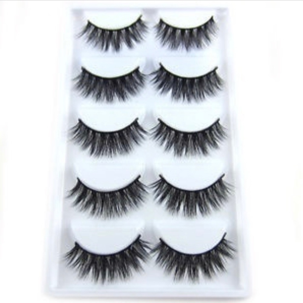 💕100% REAL MINK EYELASHES 5pcs