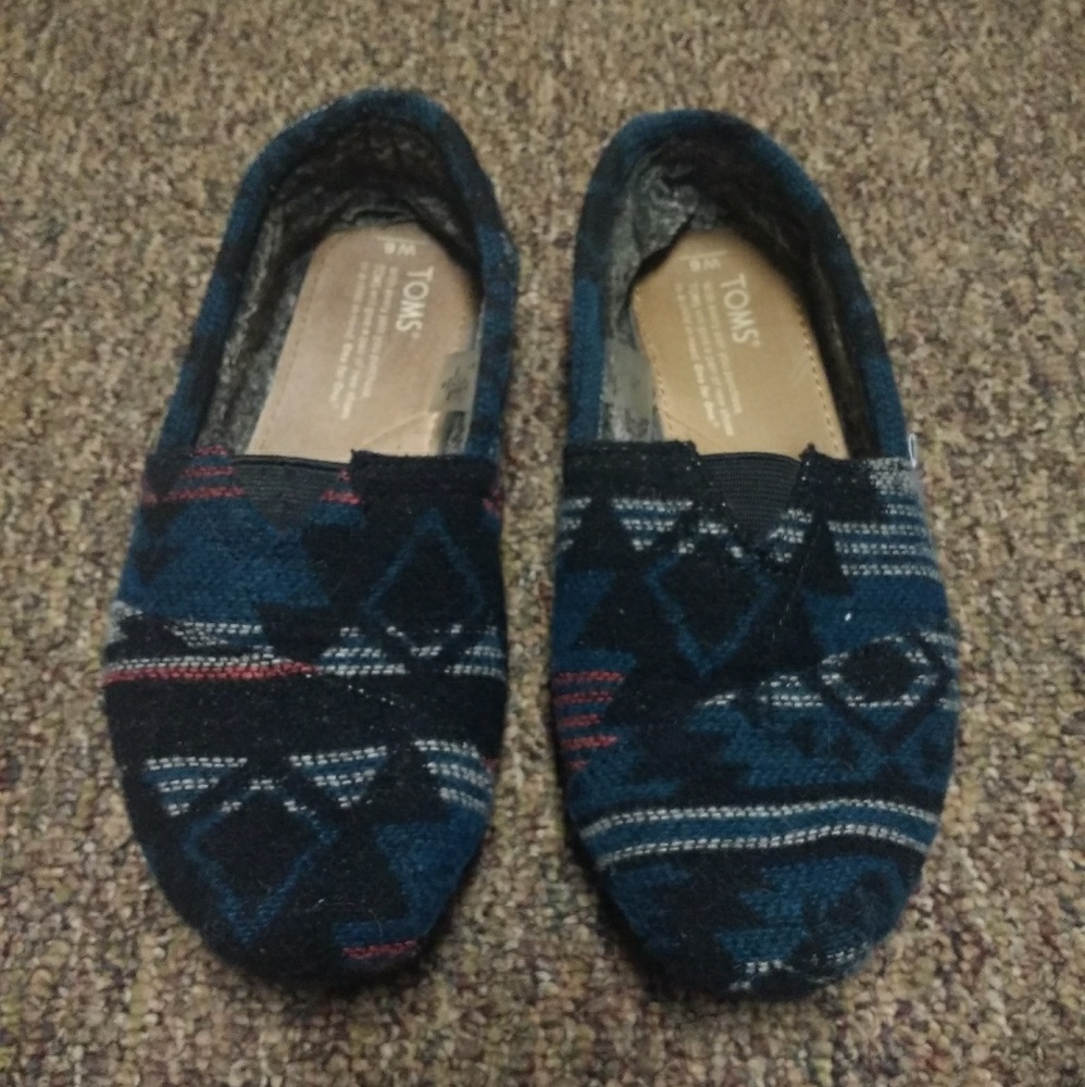 Wool Toms, Tribal Print