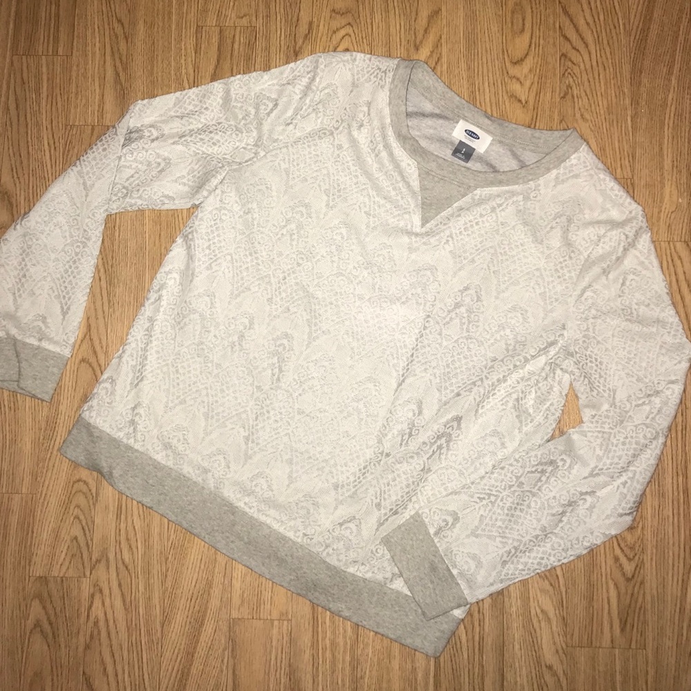 Old Navy Lace Print Shirt