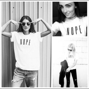 🌸Host Pick 🎉 NOPE! tee shirt 🌟