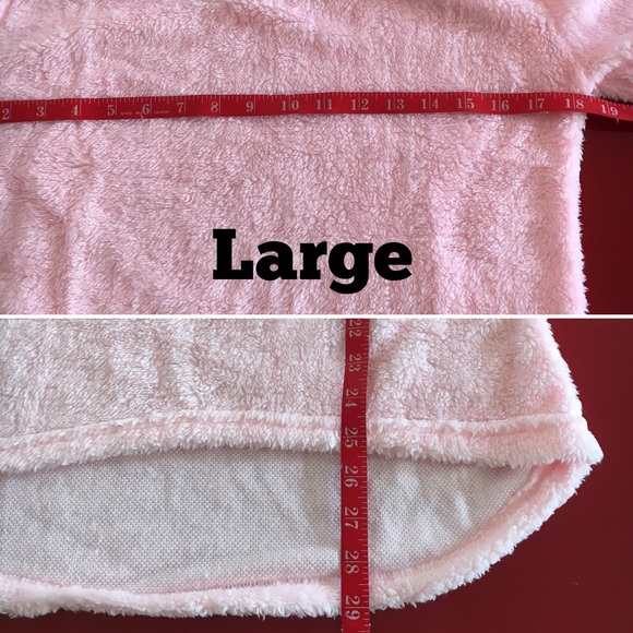 Fleece Crewneck Sweater with Hi Lo Hem. - Picture 4 of 5