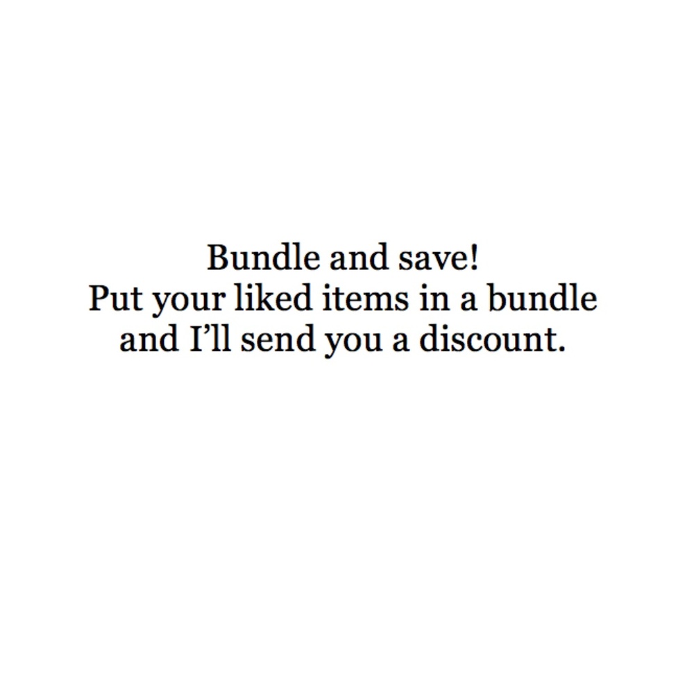 Bundle and save!