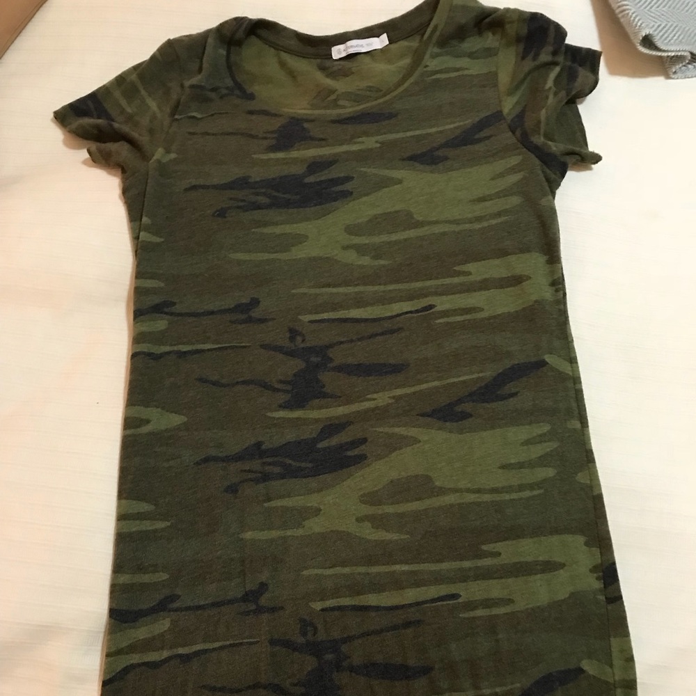 Camo T-shirt dress