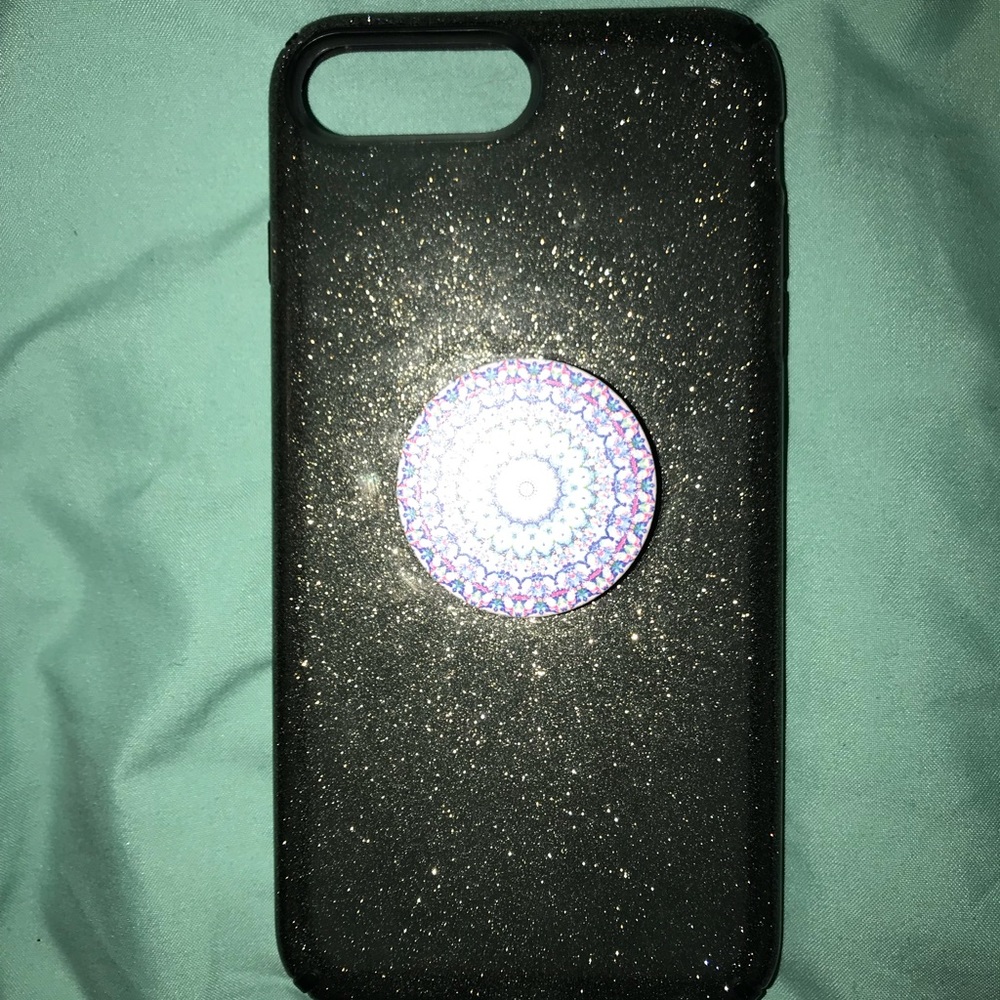 Speck iPhone 7 Plus black glitter case