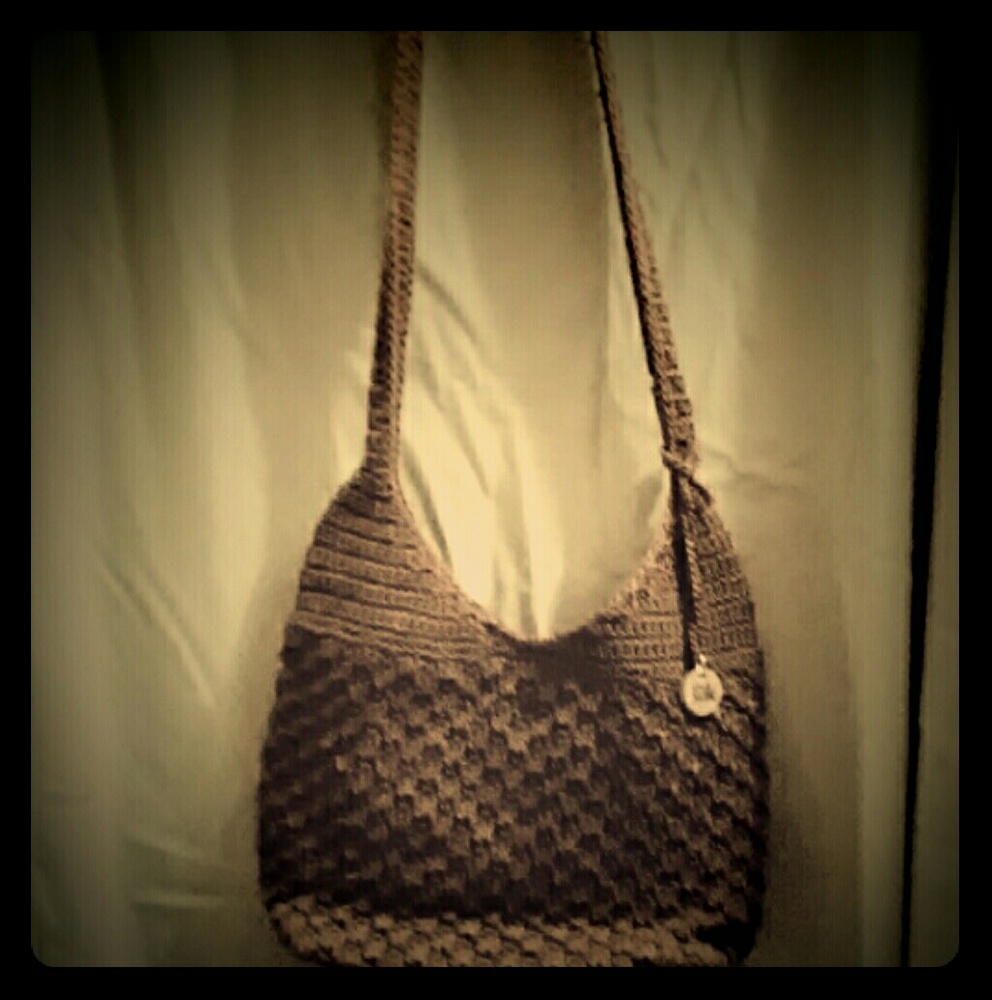 The SaK Green Crochet Bag NWOT