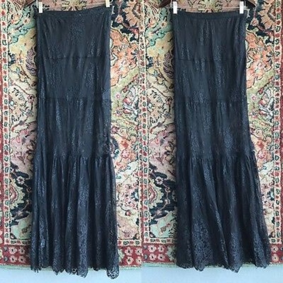 Candela ‘Mary’ Free People Tiered Embroidered Maxi - Picture 3 of 6