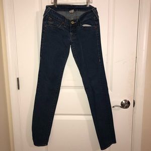 Authentic true religion jeans- dark blue skinny