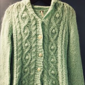 Free People Mohair Cardigan