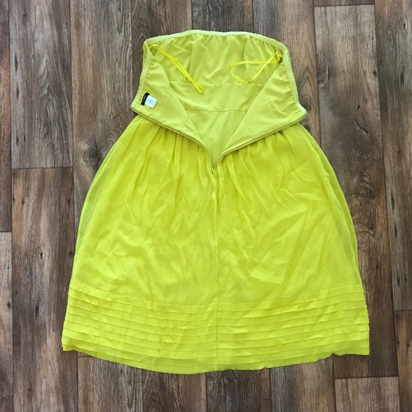 J.Crew Women Dress Citron Party Dress Strapless 10 - Picture 7 of 7