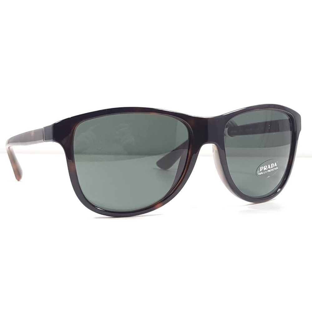 PRADA PR 06OS Sunglasses Color 2AU3O1 Havana Green