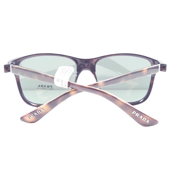 PRADA PR 06OS Sunglasses Color 2AU3O1 Havana Green