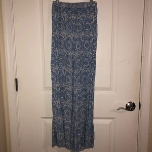 Baby blue and white LF pants