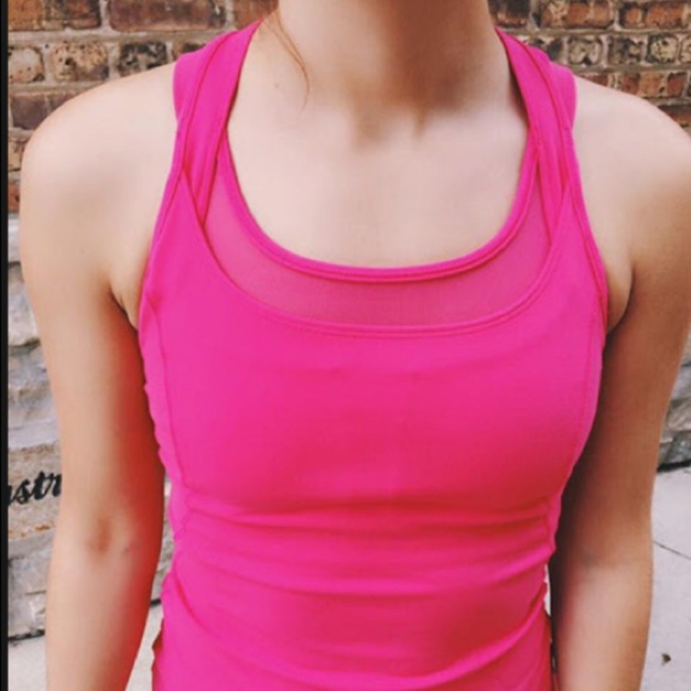Lululemon pink compassion tank