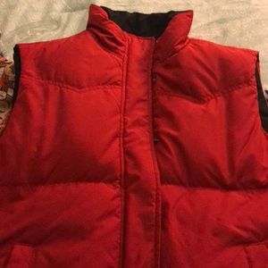 Ralph Lauren Reversible puffy red/black S vest