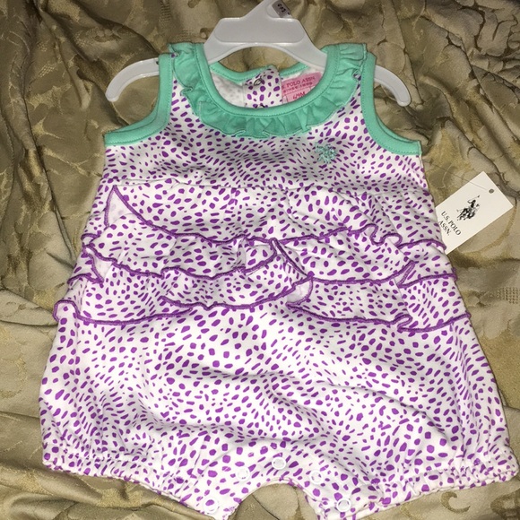 U. S. Polo Assn 6-9 Month Onesie LOWEST PRICE - Picture 1 of 5