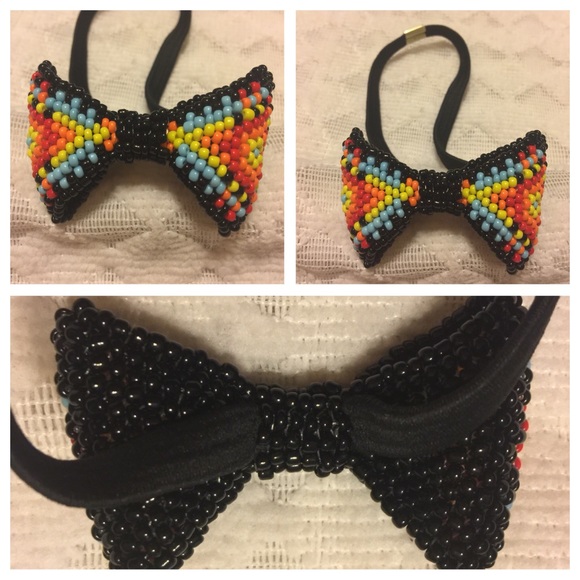 Lovely Handmade Beaded Hair band/Bow - Picture 2 of 8