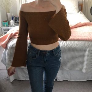 Copper crop top