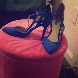 Blue heels