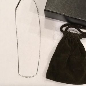 Michael Kors Brilliance Curved Bar Necklace