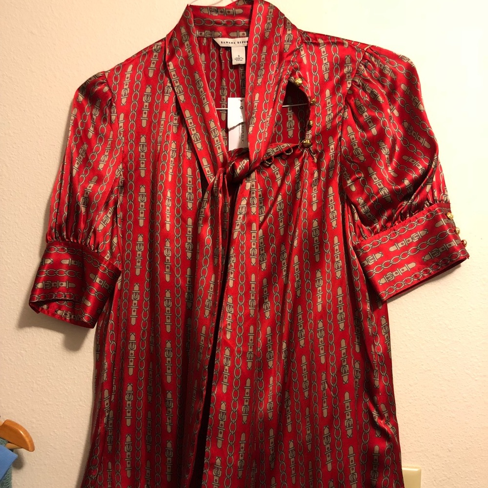 Banana Republic Silk Top NWT