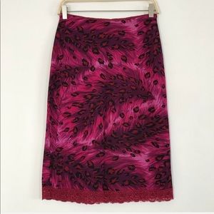 Guess Printed pencil skirt size M