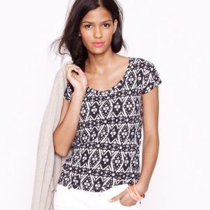 J.Crew Vintage Cotton Tee in Ikat