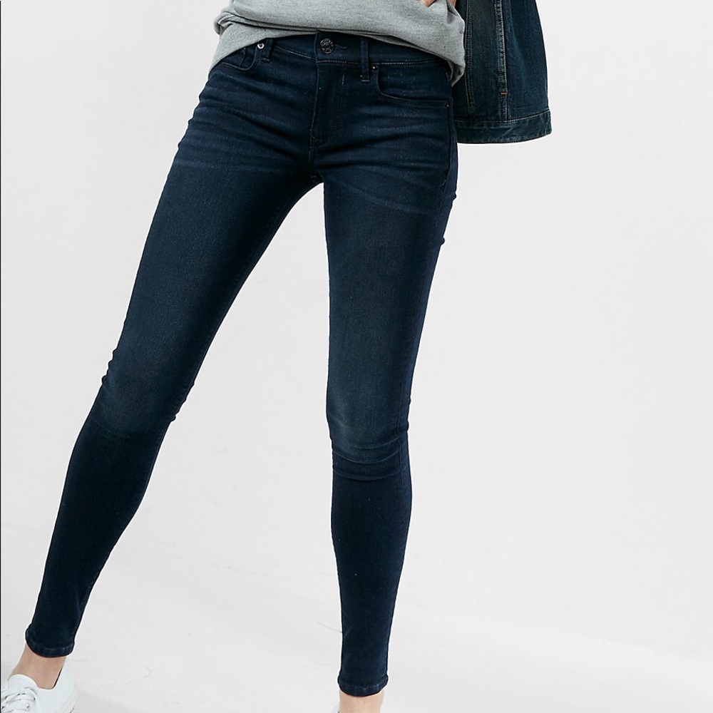 🆕 Express supersoft high rise dark jean legging