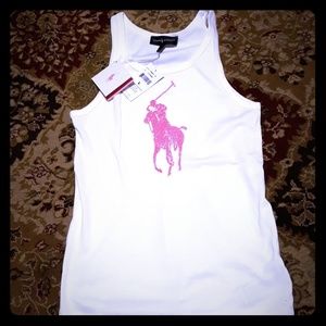 Ralph Lauren Pink Pony beaded tank
