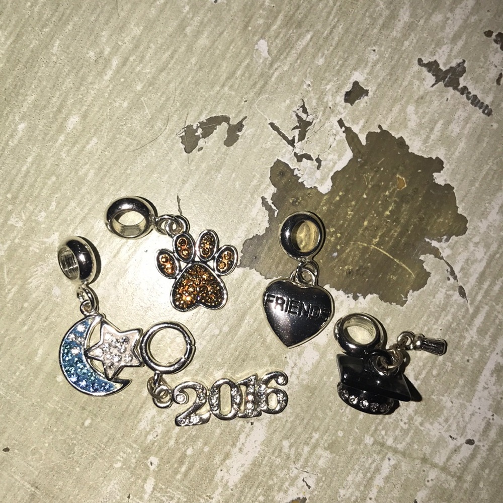Hallmark charms for charm bracelet! 🖤