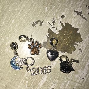 Hallmark charms for charm bracelet! 🖤