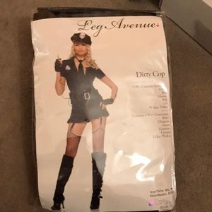 Leg Avenue Dirty Cop Costume (New With Tags)