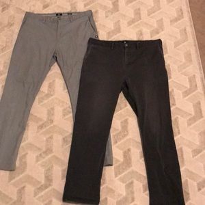 Two pair of D.C Straight leg jeans