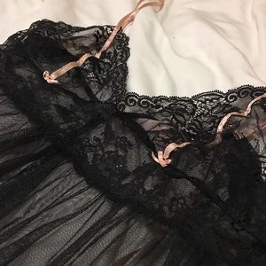 Victoria’s Secret sheer lingerie babydoll slip