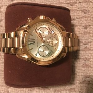 Michael Kors chronograph gold watch