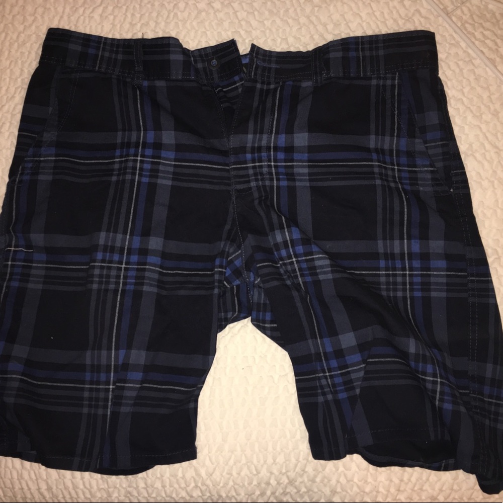 OP plaid Blue shorts