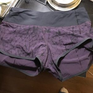 Lululemon Size 4 Speed Shorts!