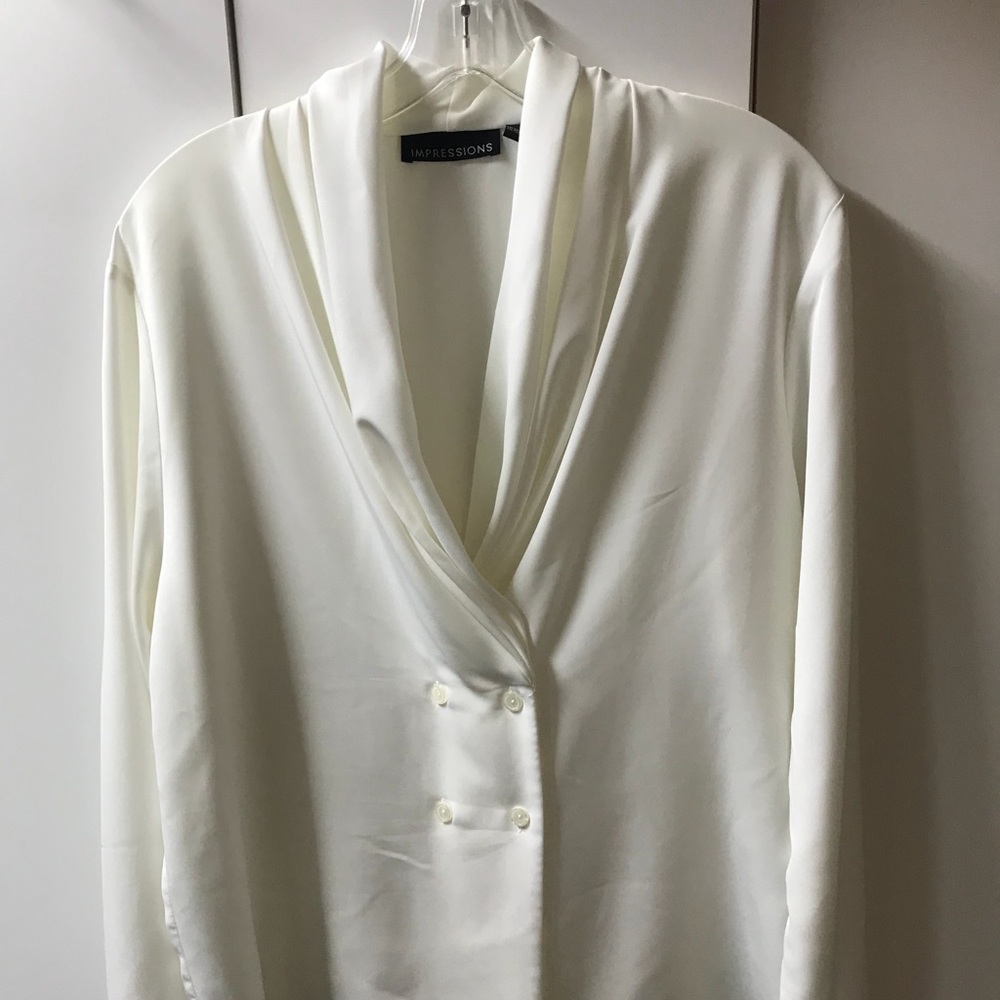 EUC Impressions white blouse