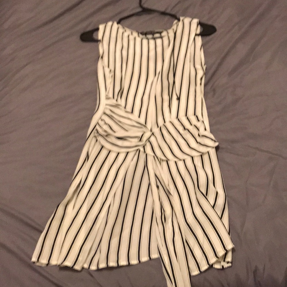 Zara long striped tank