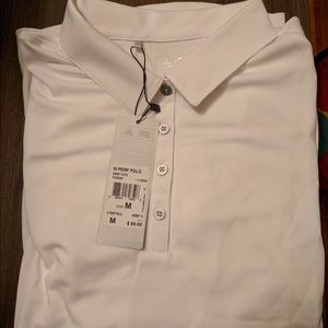 Adidas women's golf polo, White. Brand new