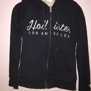 Navy blue Hollister jacket