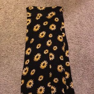 Sunflower maxi skirt