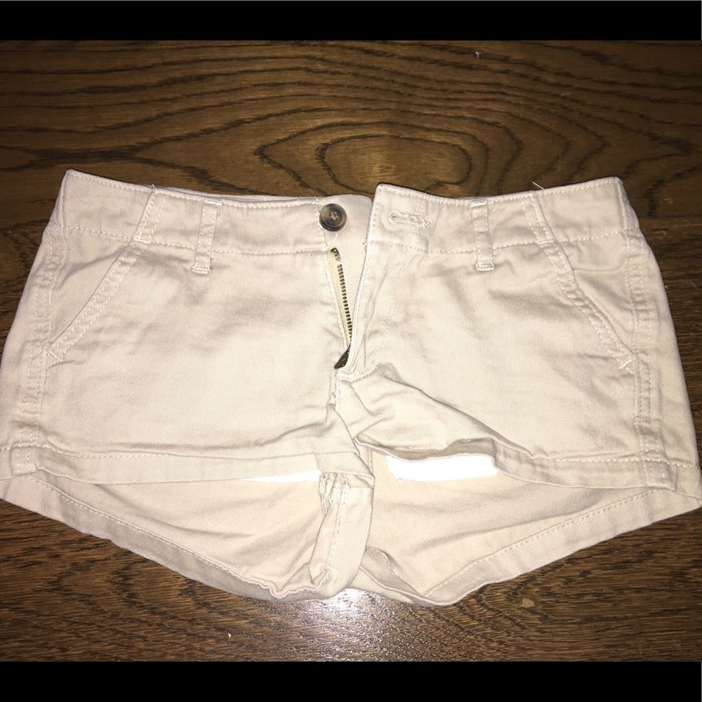 Hollister Khaki Short Shorts