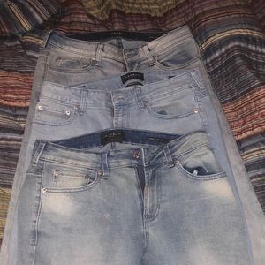 Pacsun Skinny stacked Mens jeans