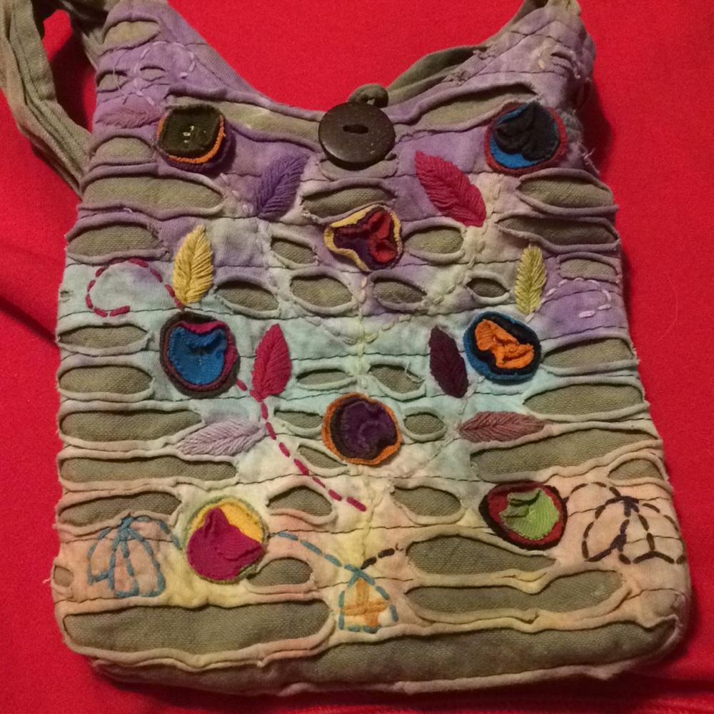 a cross body purse