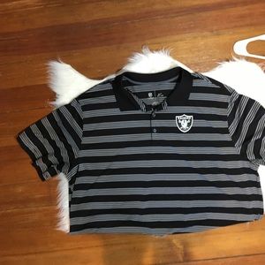 Nike Dry Fit Oakland Raiders NFL polo