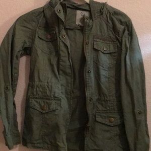 Navy green jacket