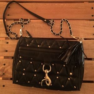 Rebecca minkoff stud black crossbody